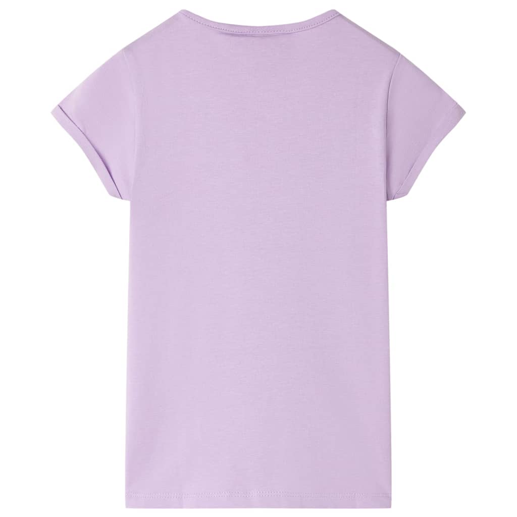Camiseta infantil lila 92