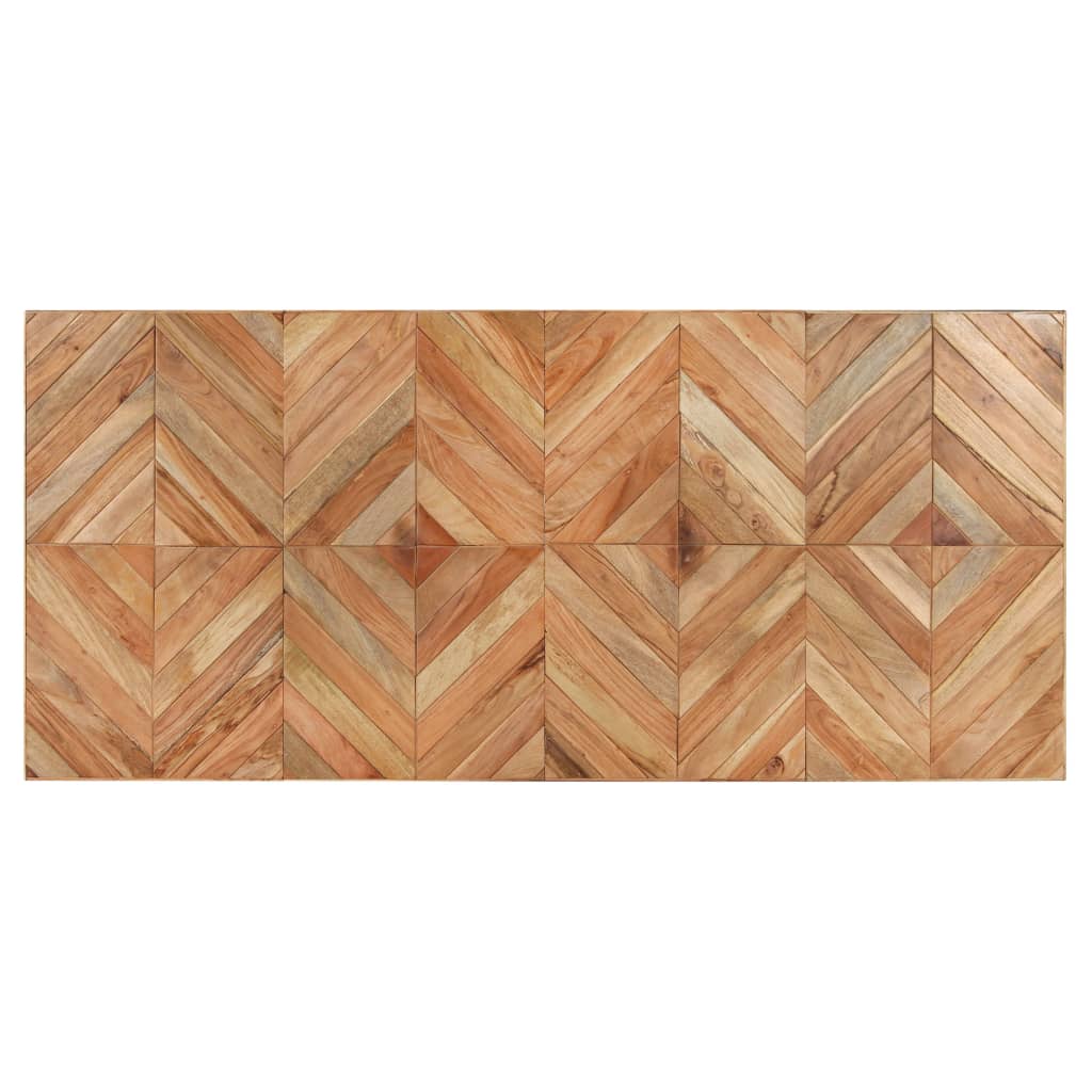 vidaXL Mesa de comedor madera maciza de acacia y mango 200x90x76 cm