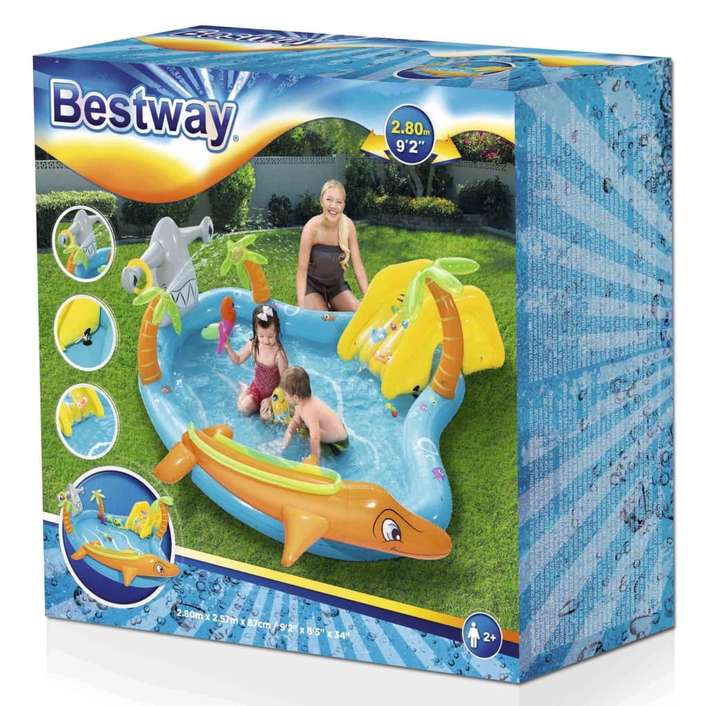 Bestway Centro de juegos acuático Sea Life 280x257x87 cm