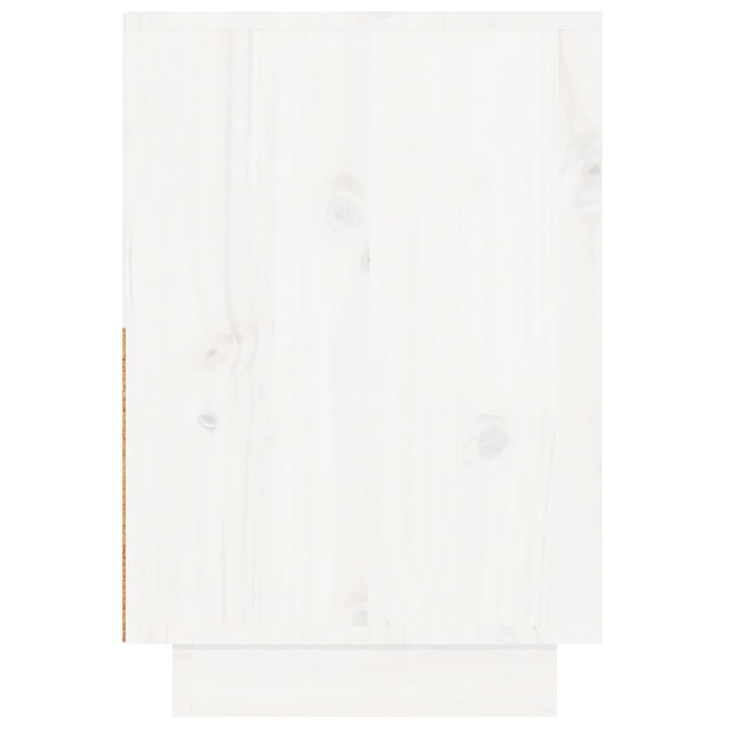 vidaXL Mesitas de noche 2 uds madera maciza de pino blanco 60x34x51 cm