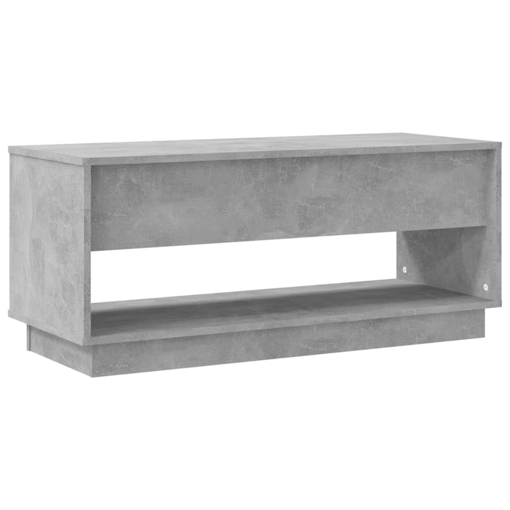 vidaXL Mueble para TV madera contrachapada gris hormigón 102x41x44 cm