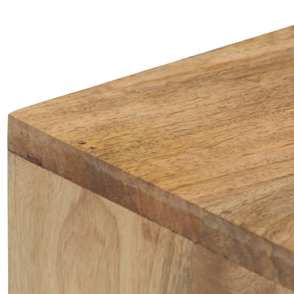 vidaXL Mesa consola de madera maciza de mango 90x45x75 cm