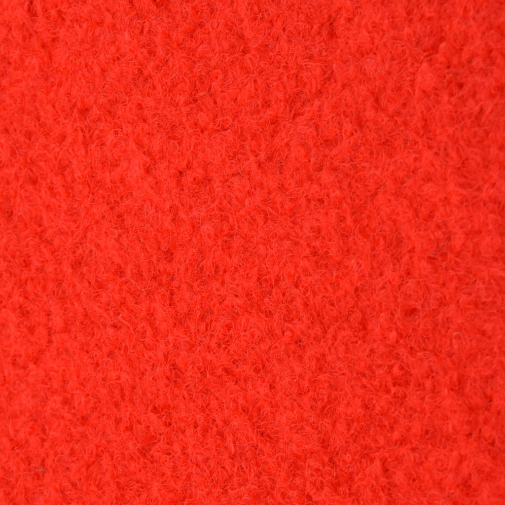 vidaXL Césped artificial con tacos rojo 3x1,33 m