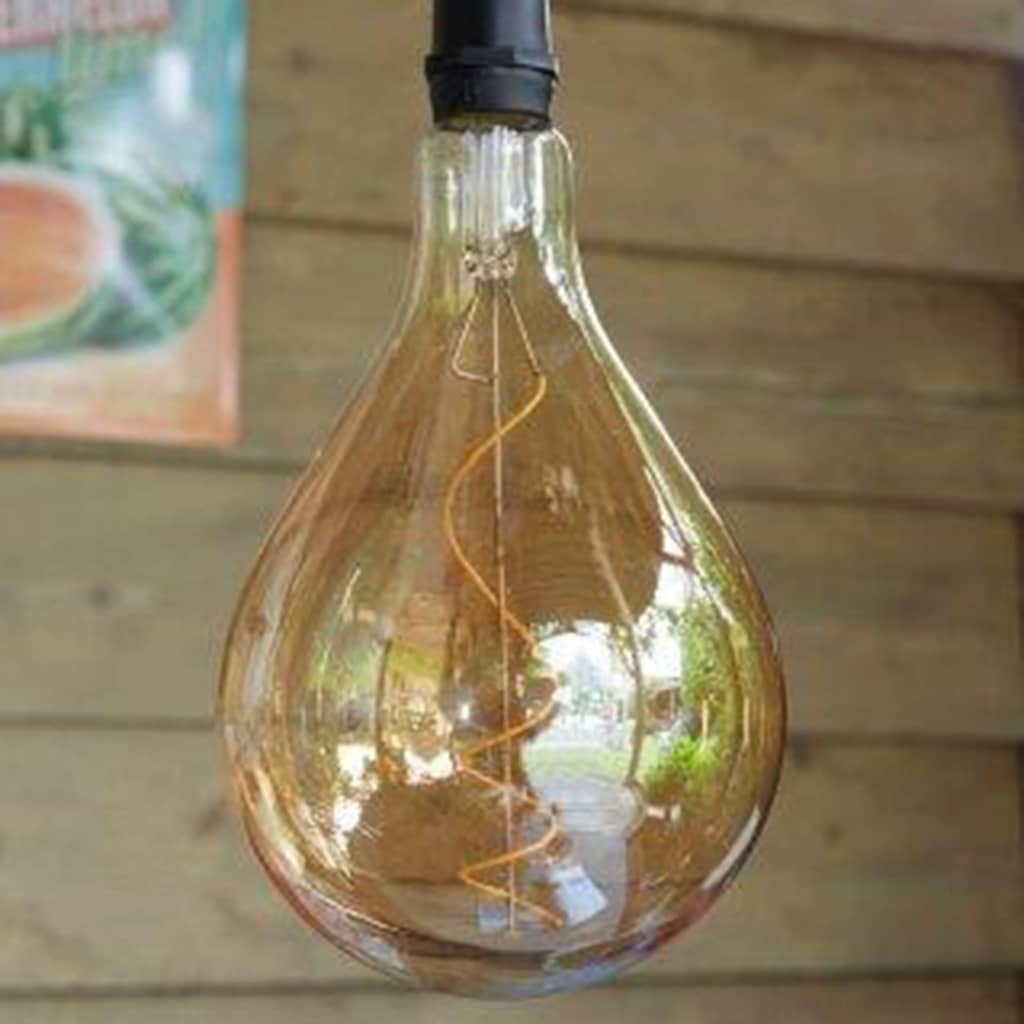 Luxform Bombilla LED de jardín a pilas Raindrop