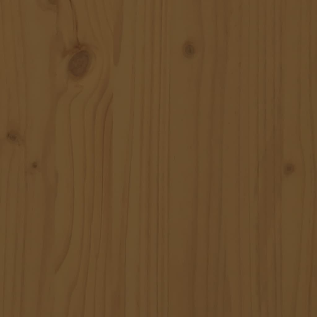 vidaXL Cama personas mayores madera maciza pino marrón miel 100x200 cm