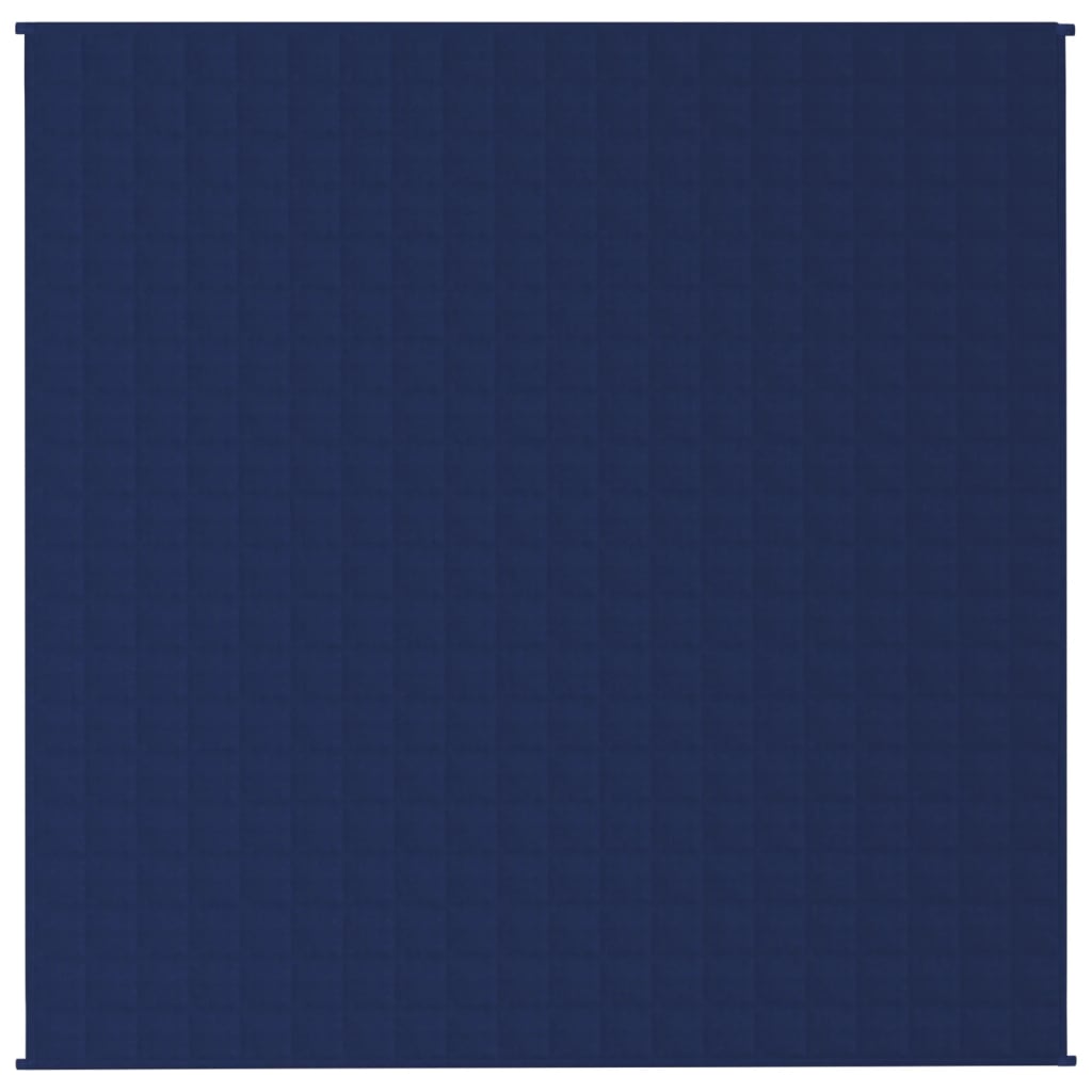 vidaXL Manta con peso tela azul 200x200 cm 13 kg