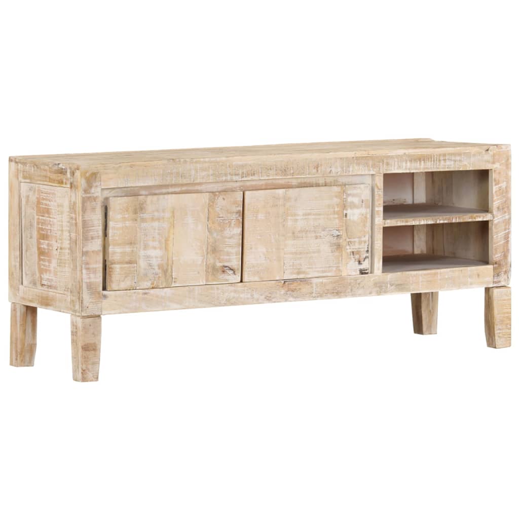 vidaXL Mueble de TV madera maciza de mango 110x35x46 cm