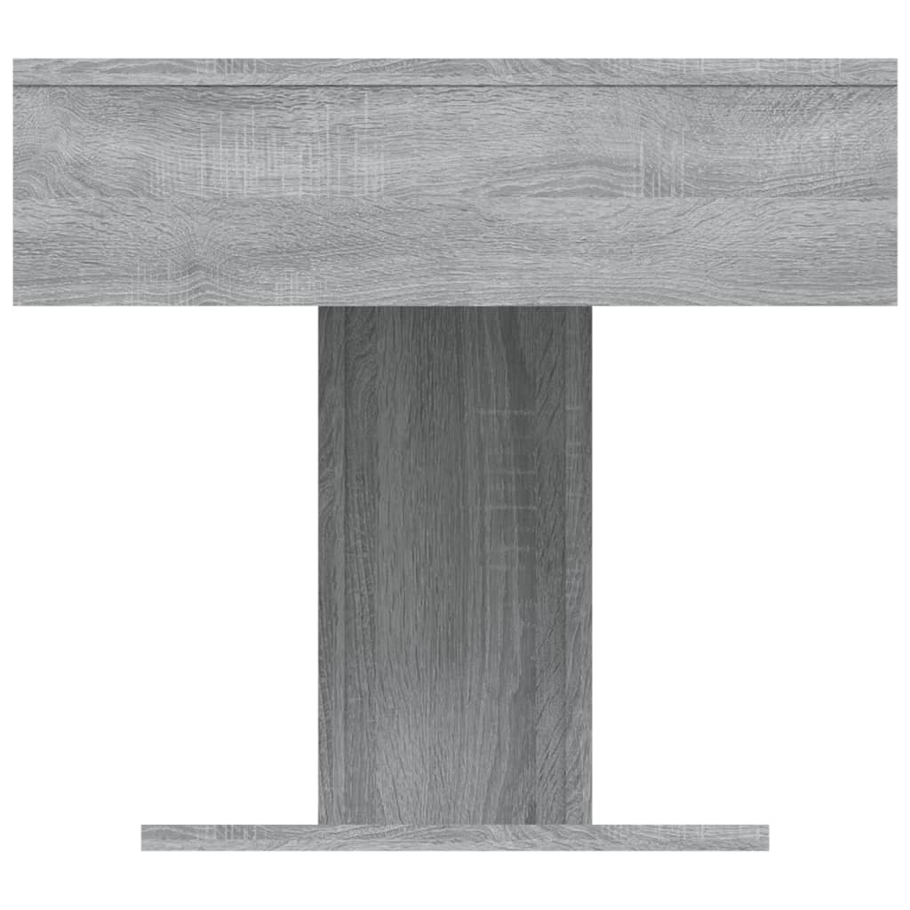 vidaXL Mesa de centro madera contrachapada gris Sonoma 96x50x45 cm