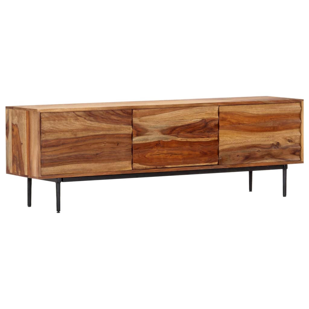 vidaXL Mueble para TV madera maciza de sheesham 140x30x45 cm