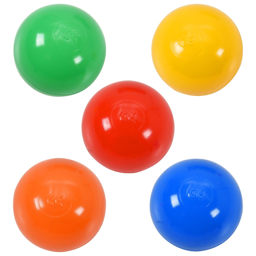 vidaXL Tienda de juegos niños con 250 bolas multicolor 255x80x100cm