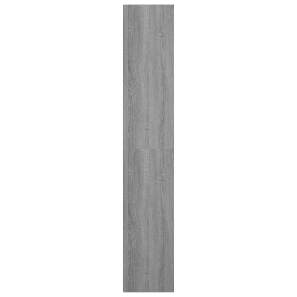 vidaXL Estantería de madera contrachapada gris Sonoma 36x30x171 cm