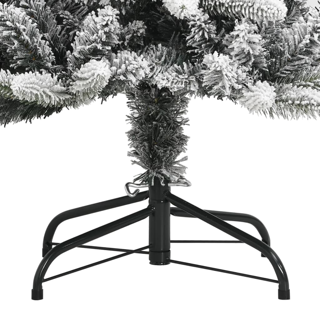 vidaXL Árbol de Navidad artificial con nieve PVC y PE 120 cm