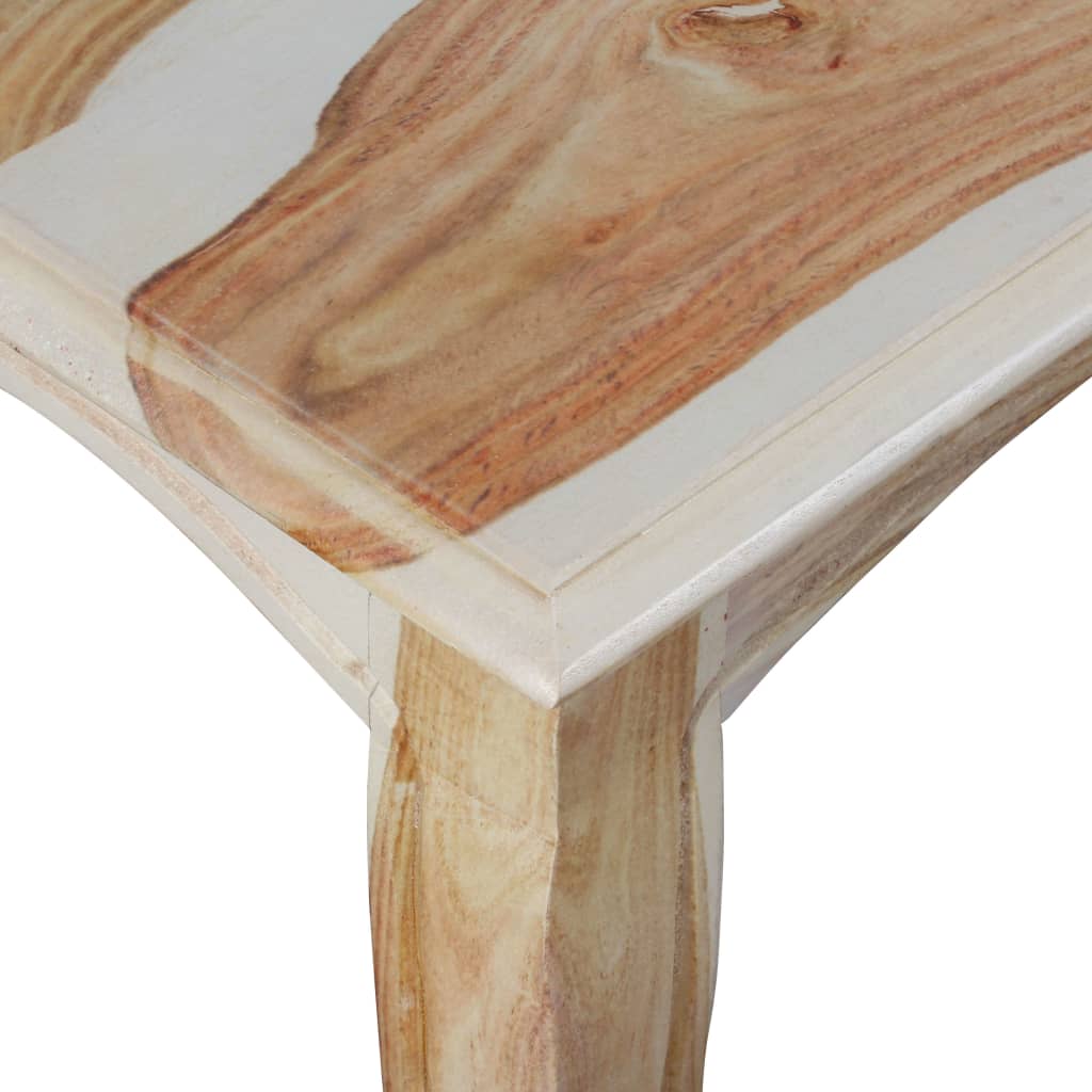 vidaXL Mesa de centro de madera maciza de sheesham 110x60x35 cm