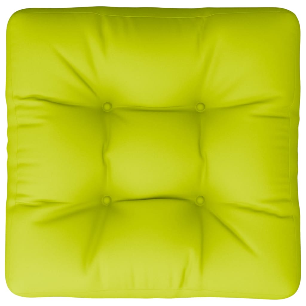 vidaXL Cojín para sofá de palets de tela verde claro 60x60x12 cm