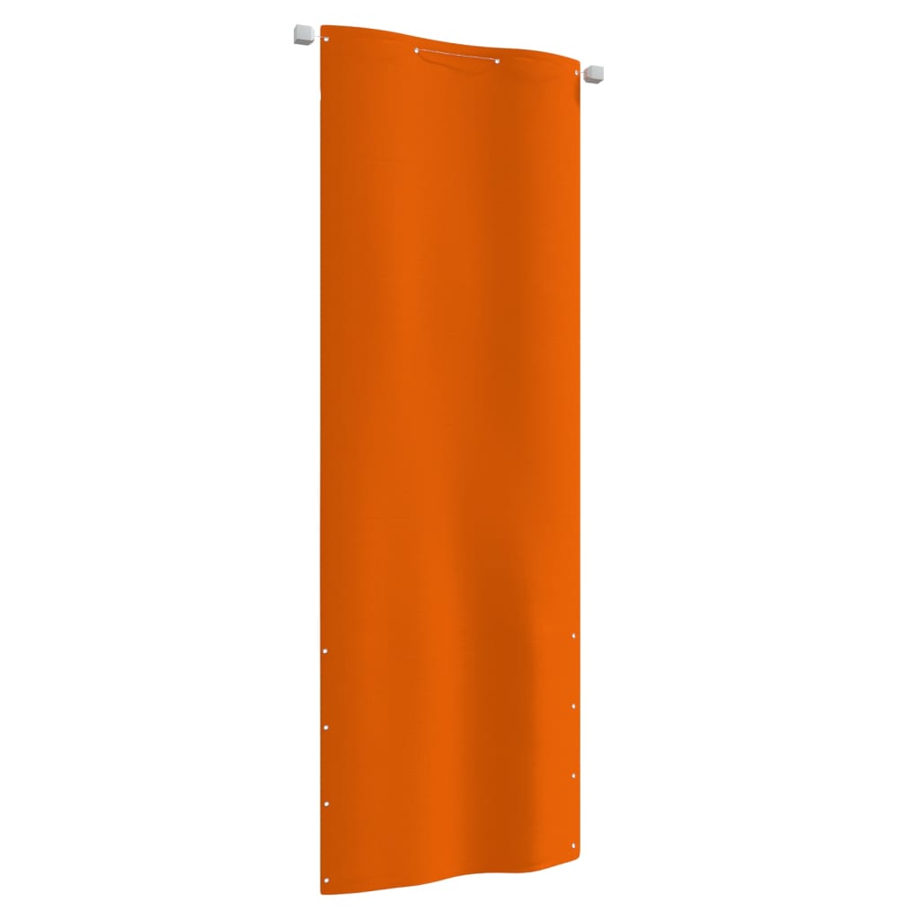 vidaXL Toldo pantalla para balcón de tela oxford naranja 80x240 cm