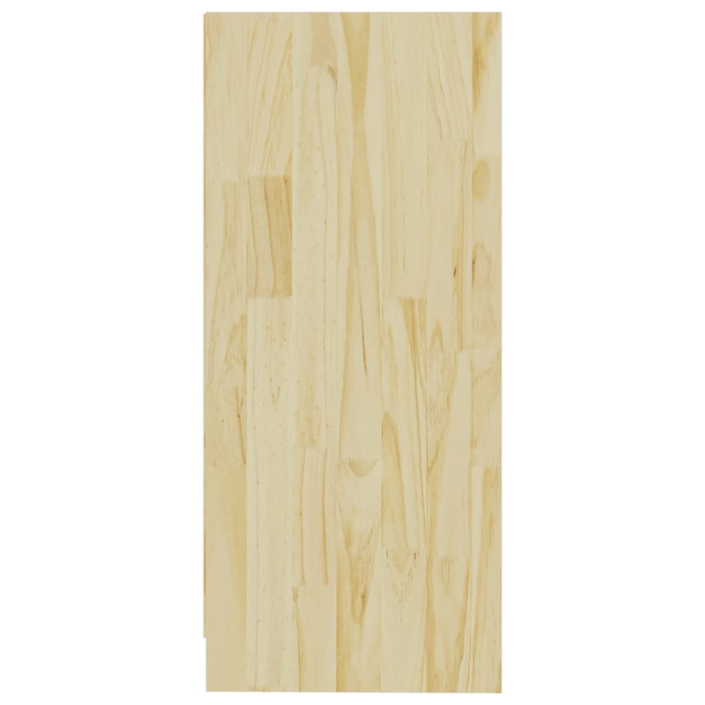 vidaXL Armario auxiliar madera maciza de pino 35,5x33,5x76 cm
