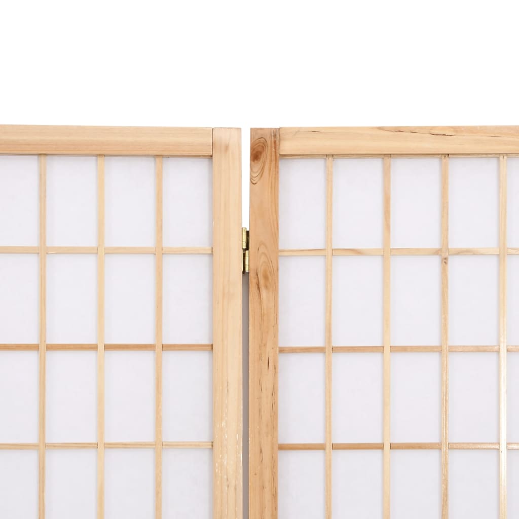 vidaXL Biombo plegable con 3 paneles estilo japonés 120x170 cm