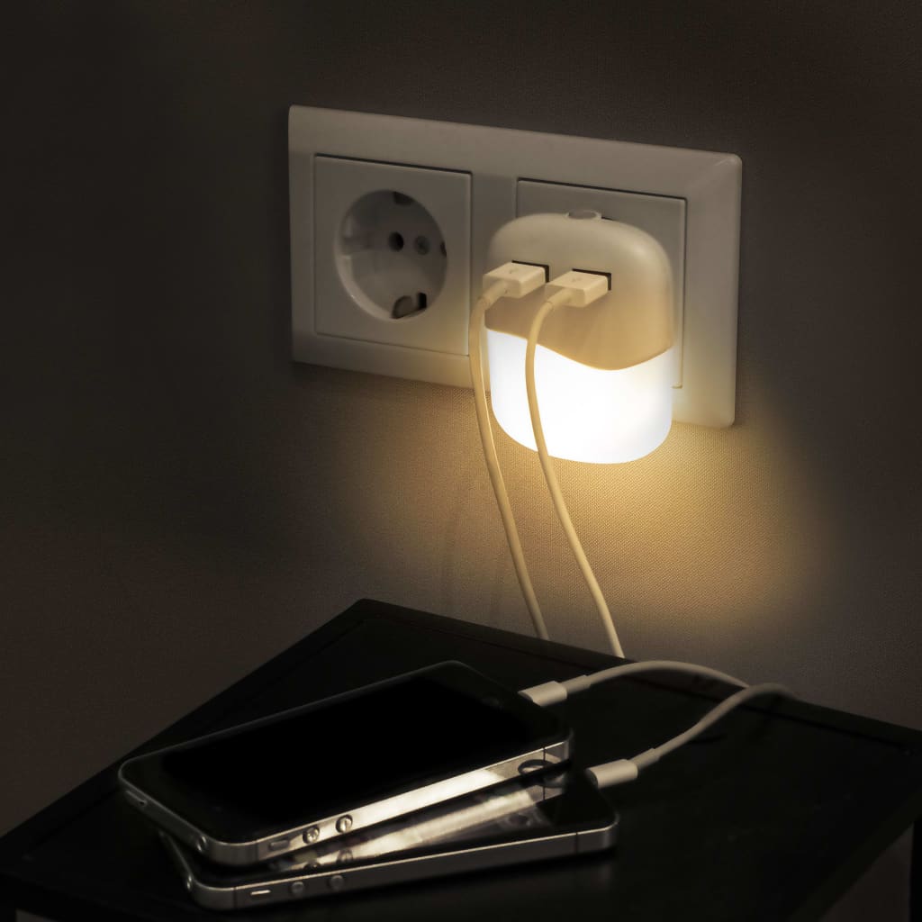 Smartwares Lámpara LED de noche 6,3x5,7x11,4 cm