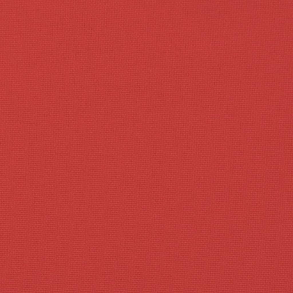 vidaXL Cojín para sofá de palets de tela rojo 70x70x12 cm