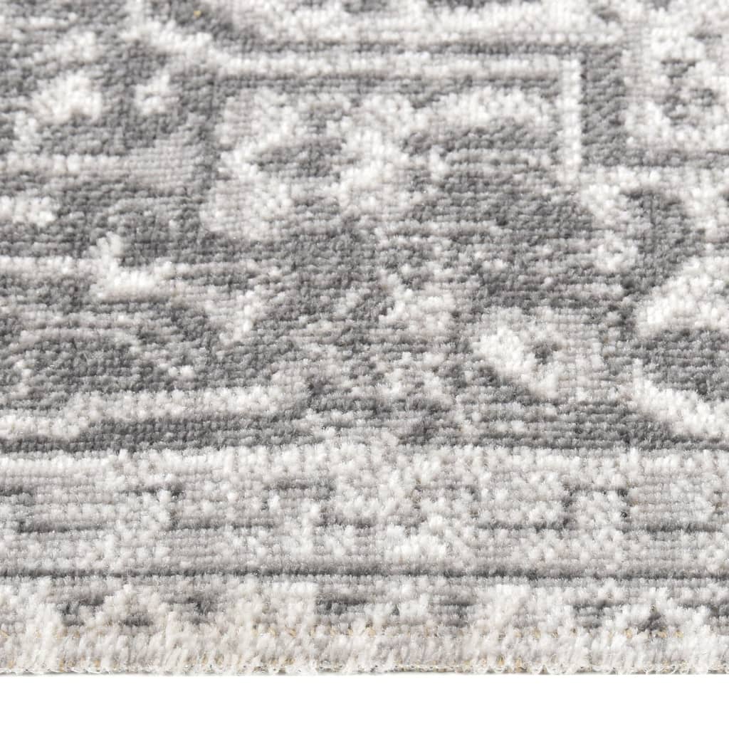 vidaXL Alfombra de exterior tejido plano gris claro 80x150 cm