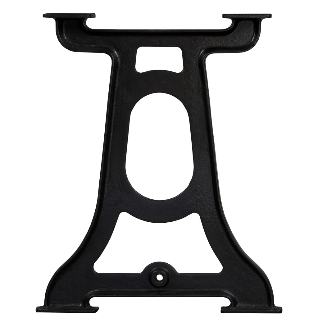 vidaXL Patas de mesa de comedor 2 uds estructura Y hierro fundido