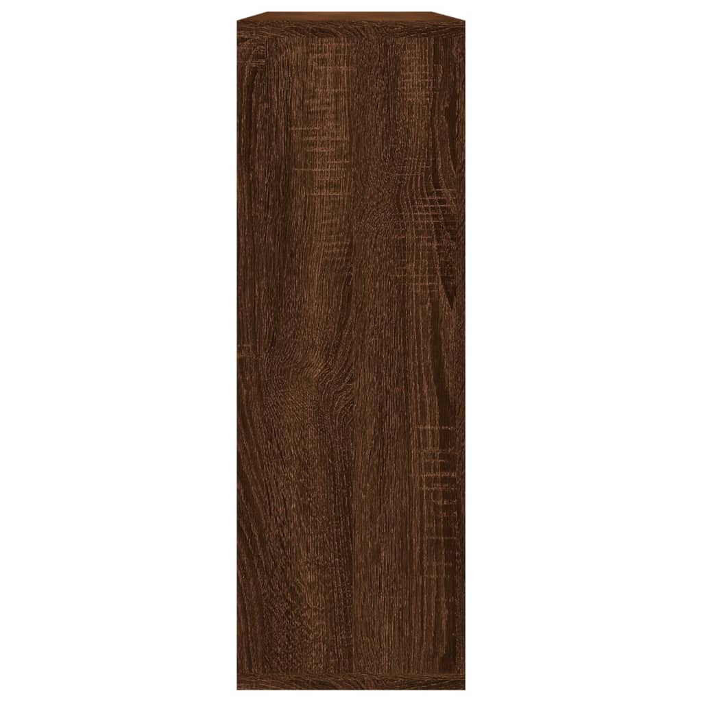 vidaXL Estantería pared madera ingeniería roble marrón 104x20x58,5 cm