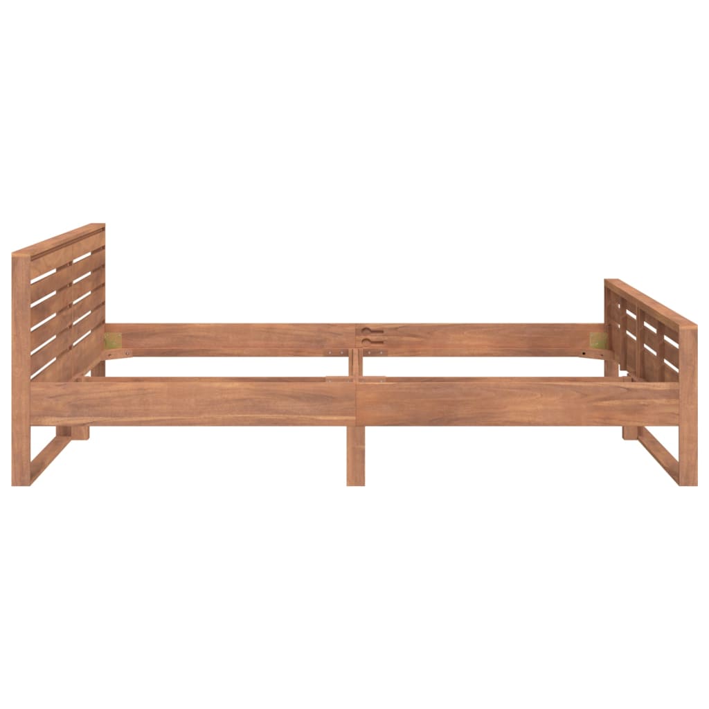 vidaXL Estructura de cama de madera de teca maciza 180x200 cm