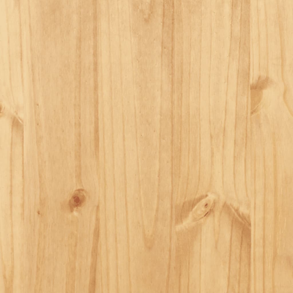 vidaXL Aparador Corona madera maciza pino mexicano 112x43x196 cm