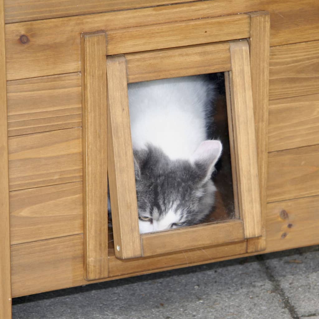 Kerbl Casa para gatos Lodge 77x50x73 cm