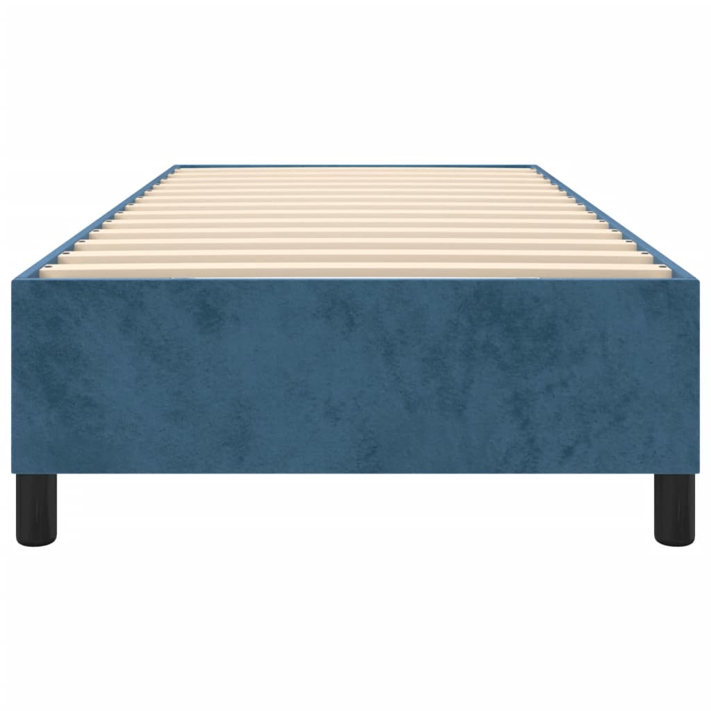 vidaXL Estructura de cama de terciopelo azul 90x200 cm