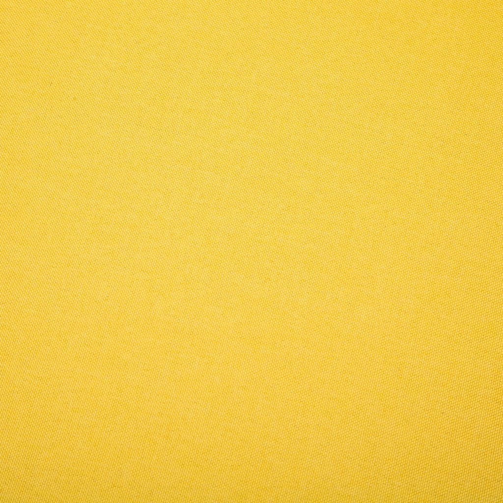 vidaXL Sofá con forma de L tapizado de tela amarillo 186x136x79 cm