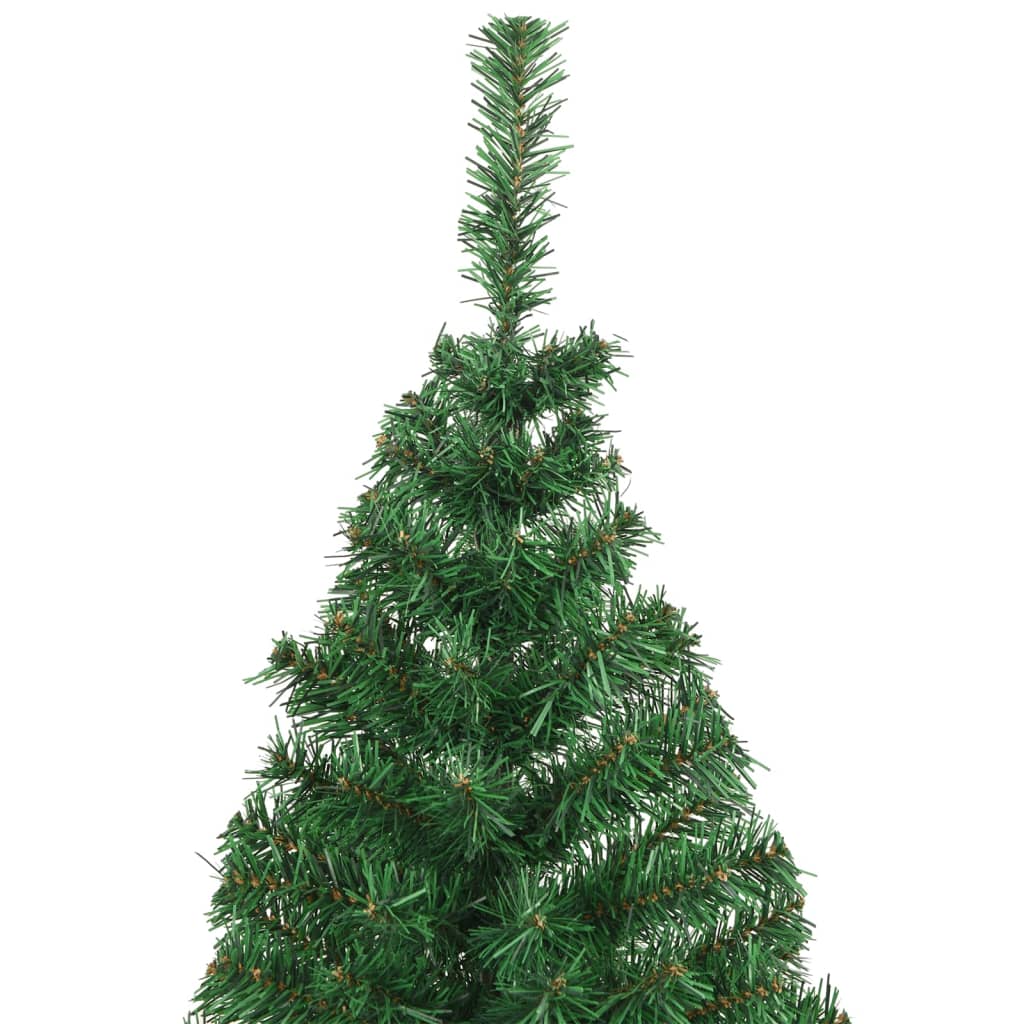 vidaXL Árbol de Navidad artificial con ramas gruesas PVC verde 240 cm