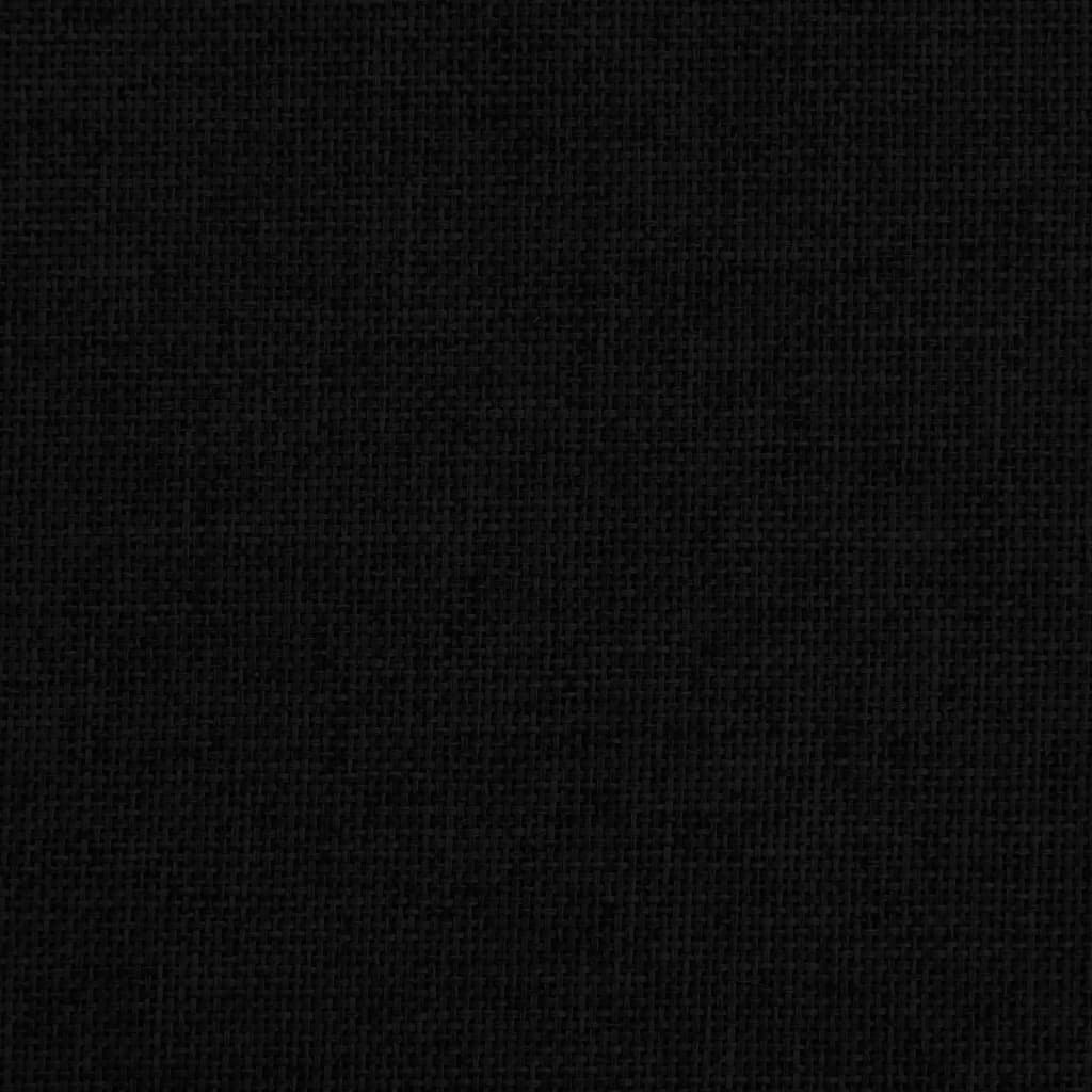 vidaXL Sofá para niños de tela negro 70x45x30 cm