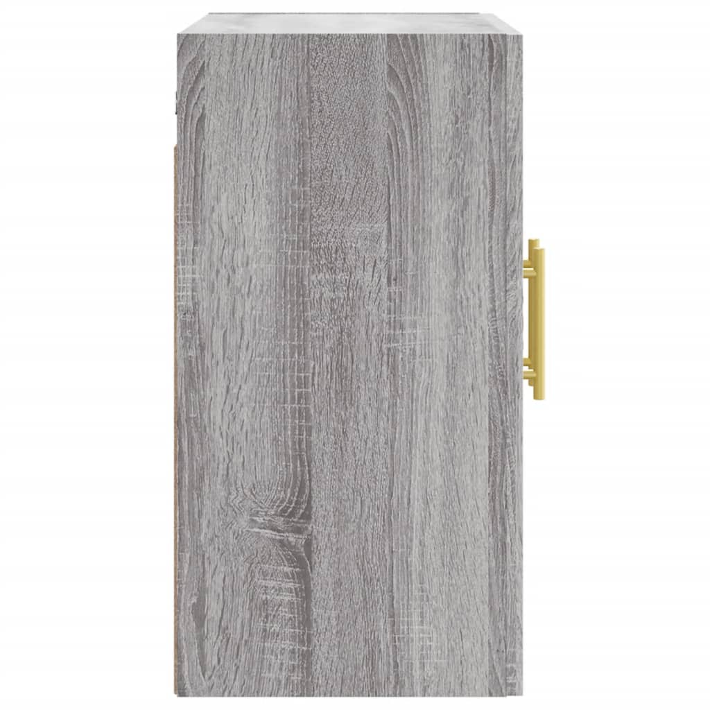 vidaXL Armario de pared madera de ingeniería gris Sonoma 60x31x60 cm