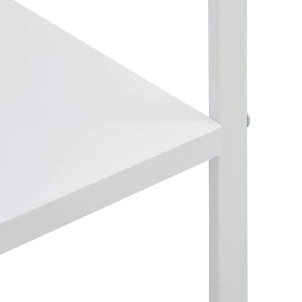 vidaXL Armario para microondas madera ingeniería blanco 60x39,6x123 cm