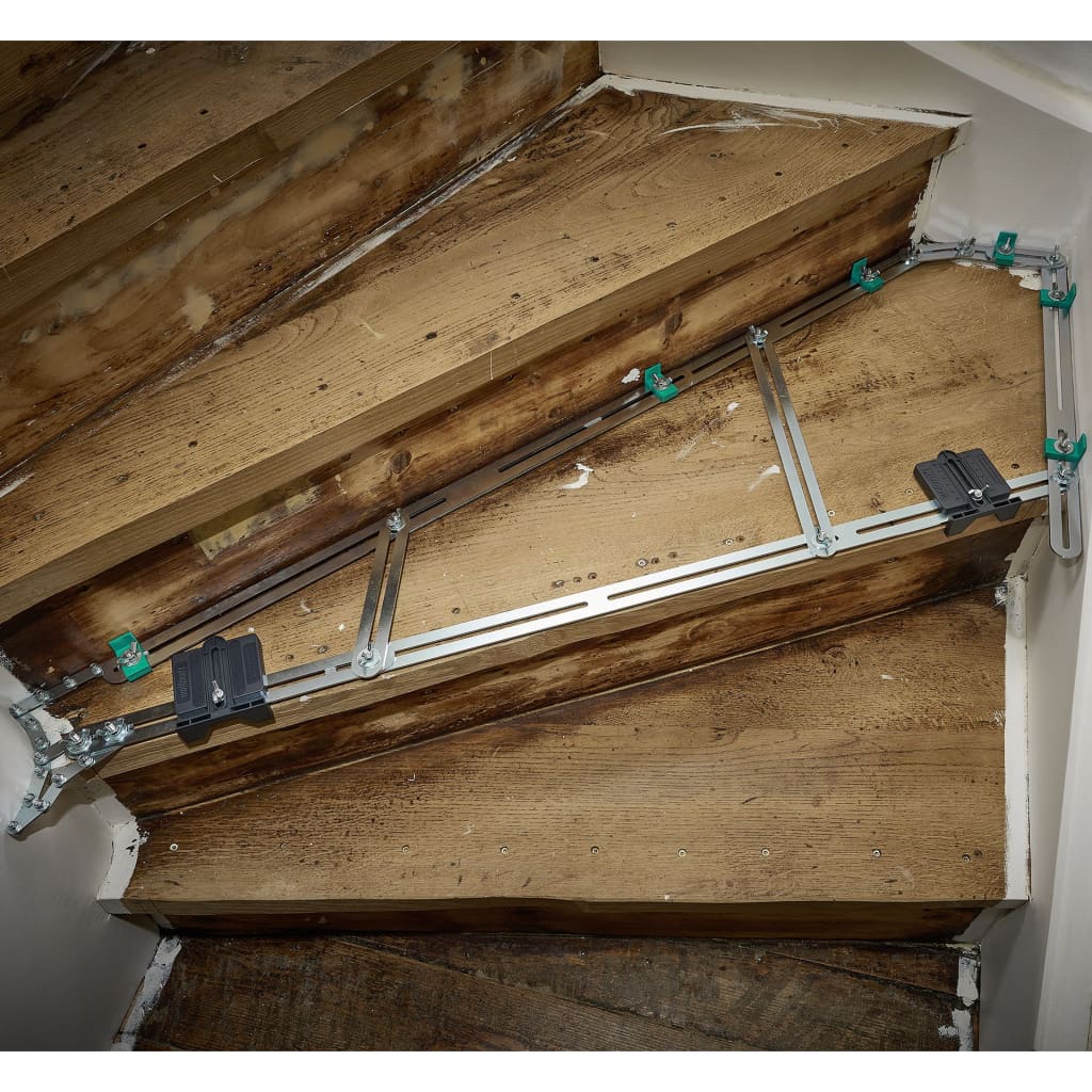 wolfcraft Calibre plegable para reparación de escaleras