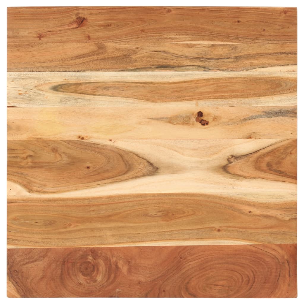 vidaXL Mesa de bistró cuadrada madera de acacia maciza 70x70x75 cm