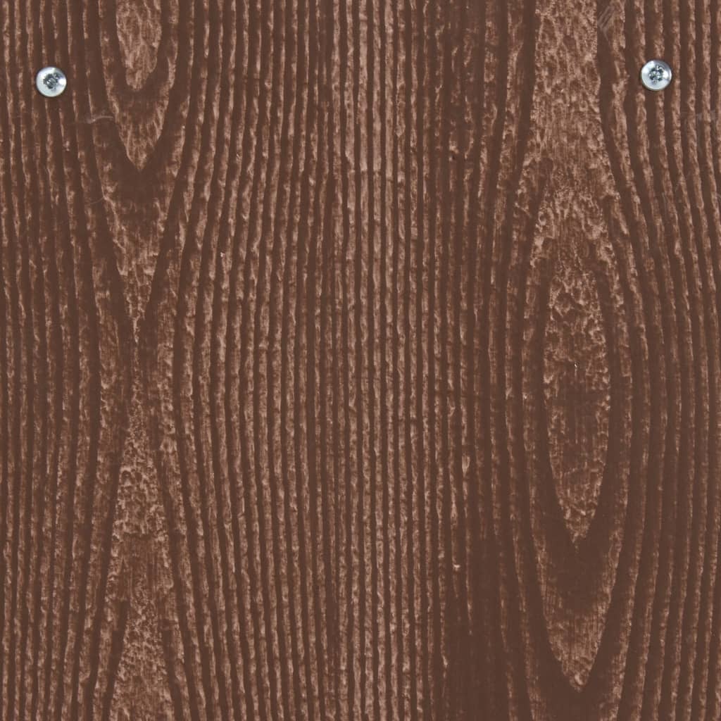 vidaXL Mueble zapatero de madera contrachapada marrón 65x24x81 cm