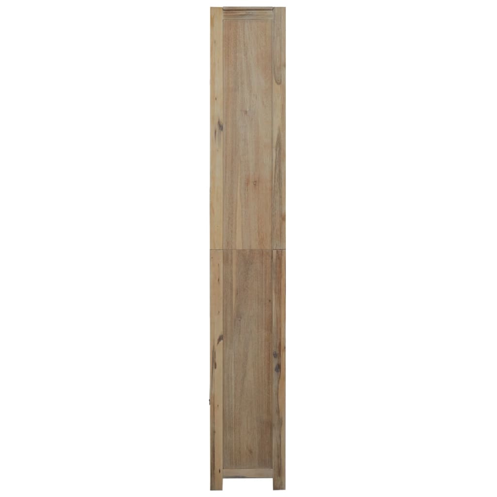 vidaXL Estantería de 7 nieveles madera maciza de acacia 80x30x200 cm