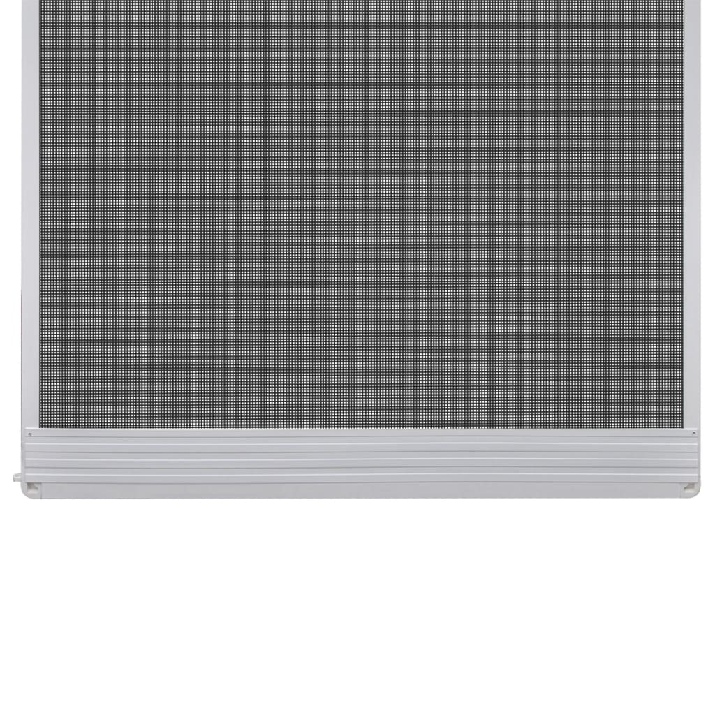 vidaXL Mosquitera con bisagras para puertas blanca 120x240 cm