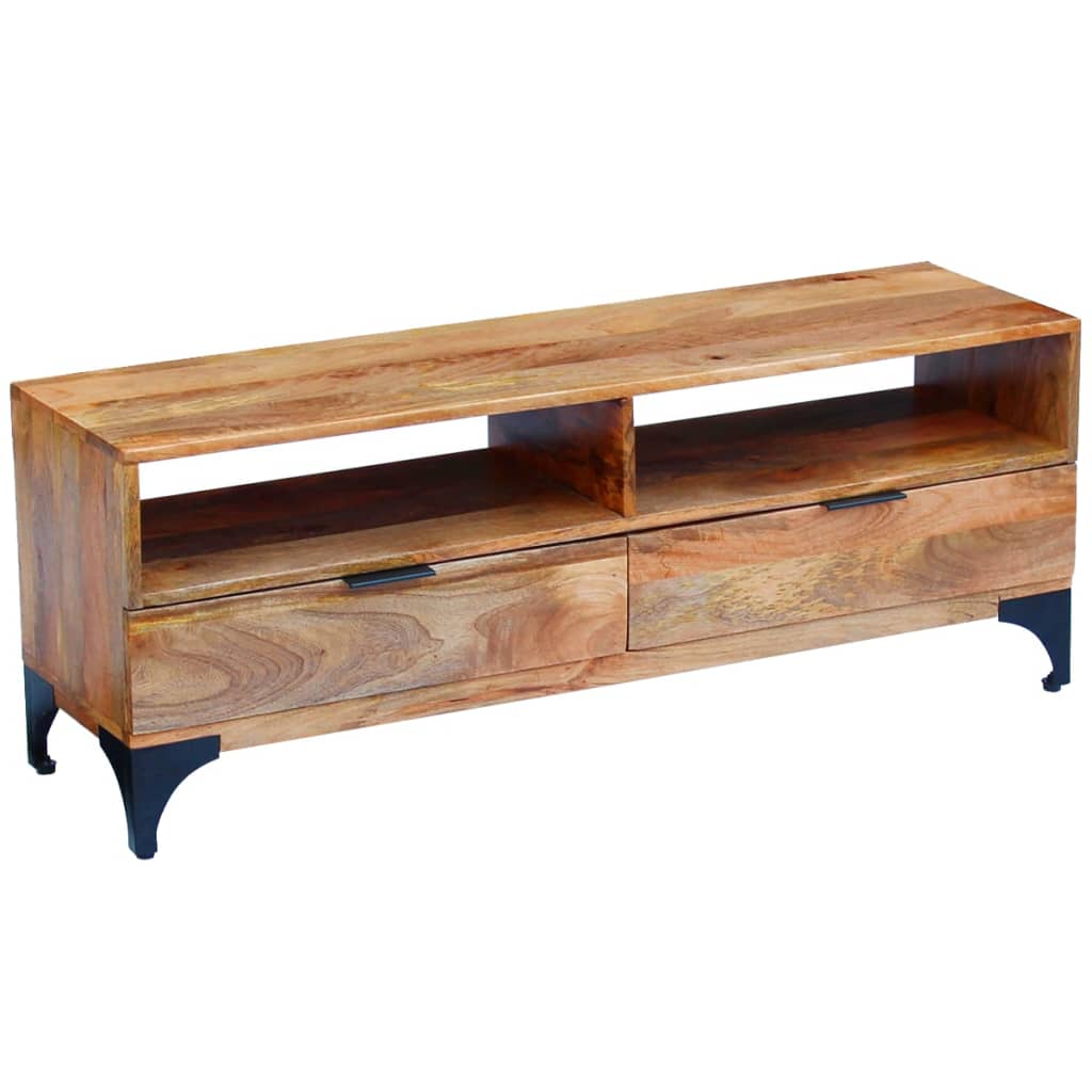 vidaXL Mueble para TV madera de mango 120x35x45 cm