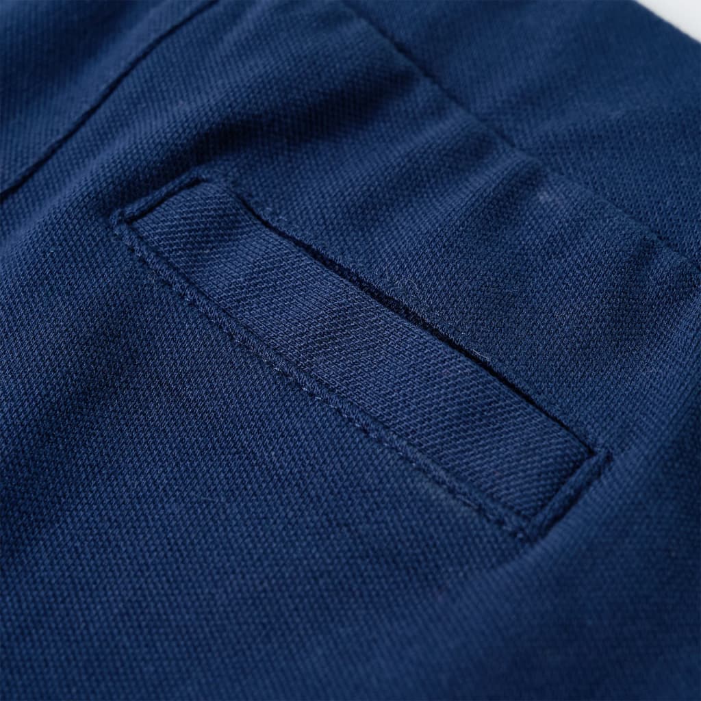 Pantalones infantiles con cordón azul marino 92