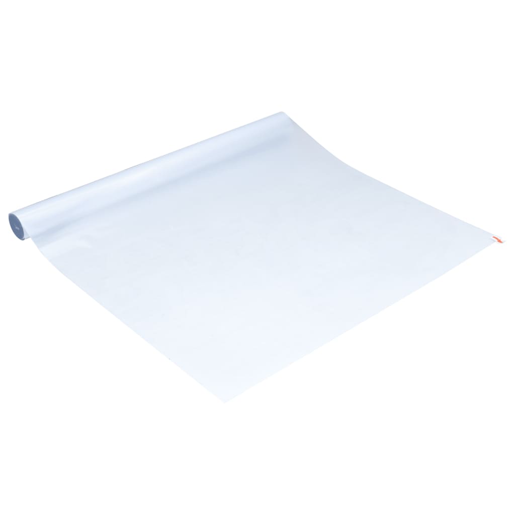 vidaXL Lámina de ventana esmerilada PVC gris transparente 60x500 cm