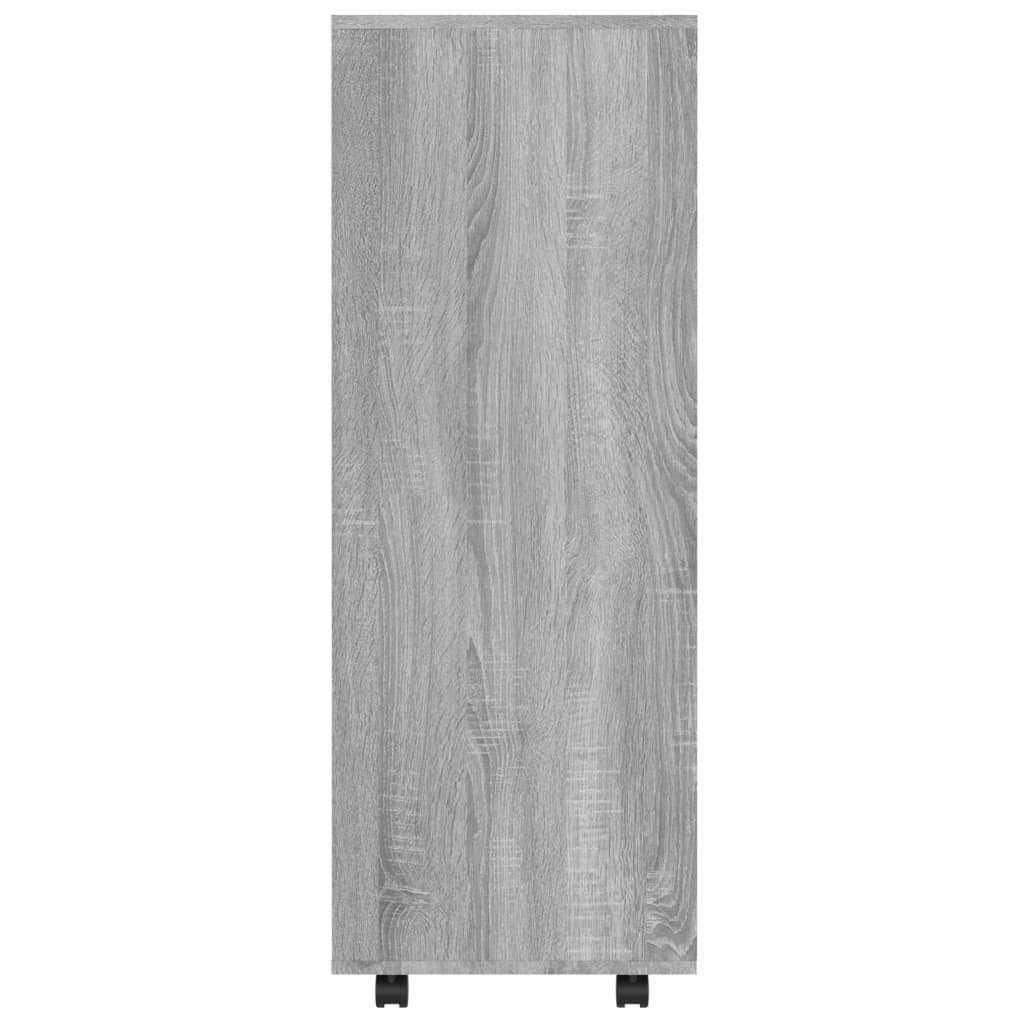 vidaXL Armario madera contrachapada gris Sonoma 80x40x110 cm