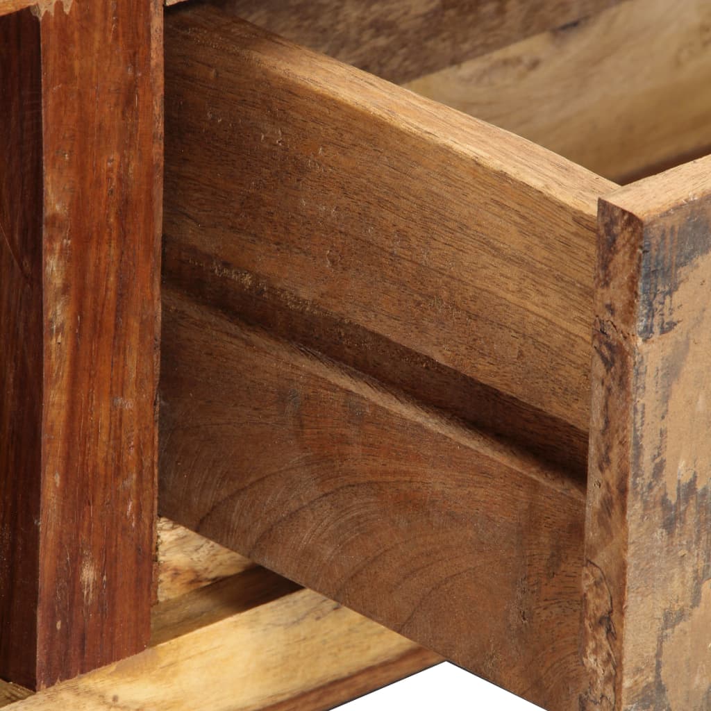 vidaXL Mueble para la TV madera maciza reciclada 100x30x33 cm
