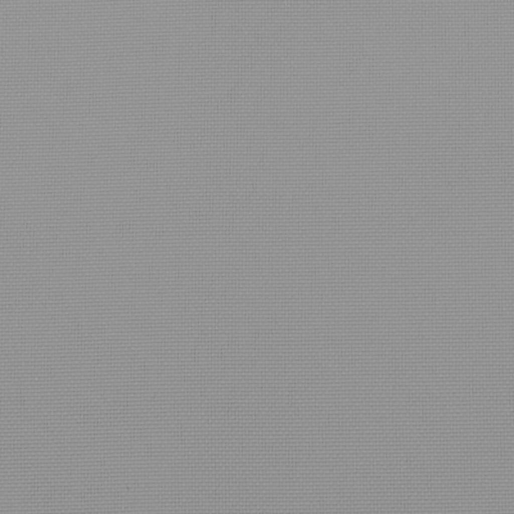 vidaXL Cojín de banco de jardín tela Oxford gris 120x50x7 cm