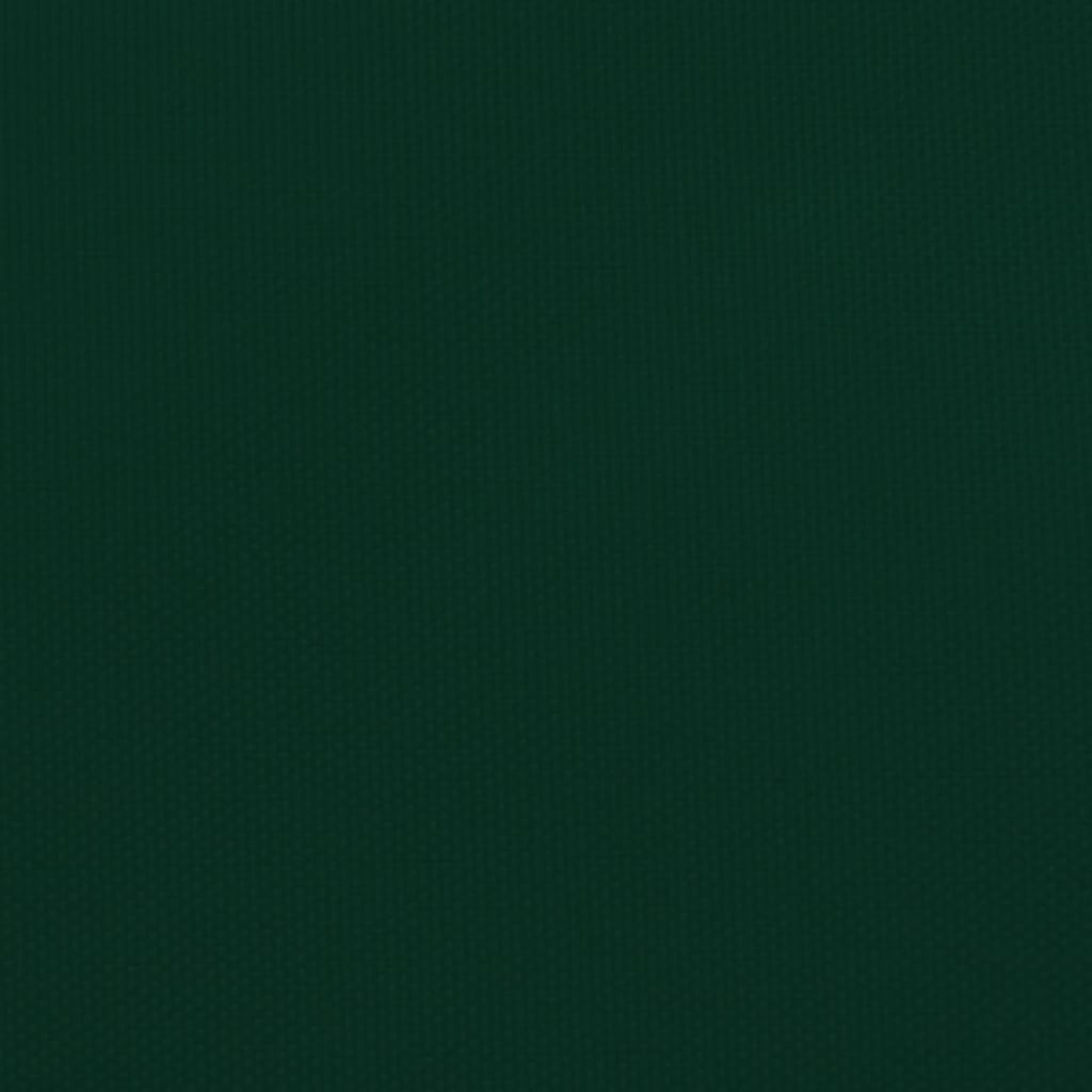 vidaXL Toldo de vela cuadrado tela Oxford verde oscuro 6x6 m