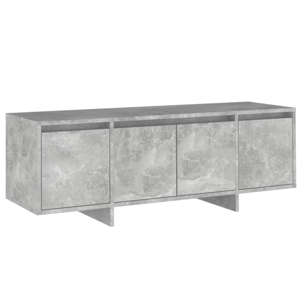 vidaXL Mueble de TV madera contrachapada gris hormigón 120x30x40,5 cm