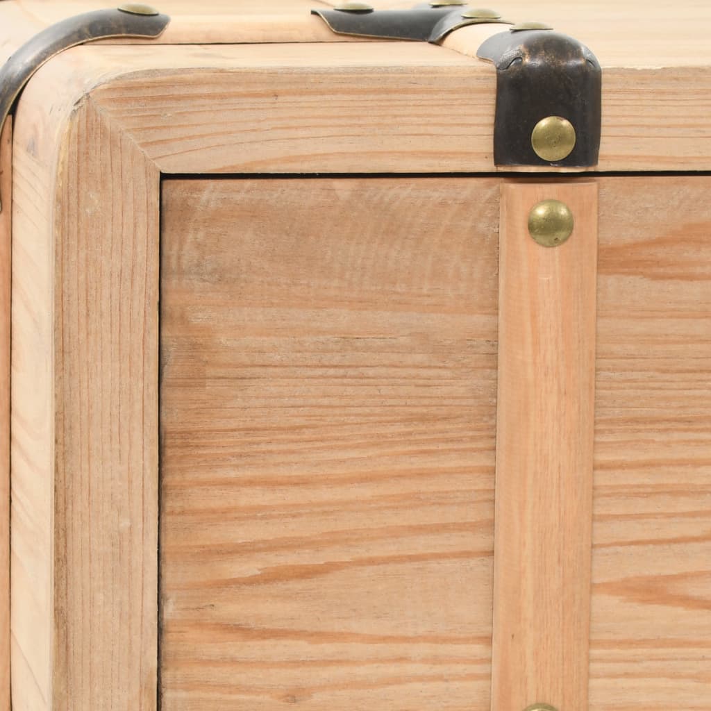 vidaXL Mesa consola de madera de abeto maciza 115x40,5x76 cm
