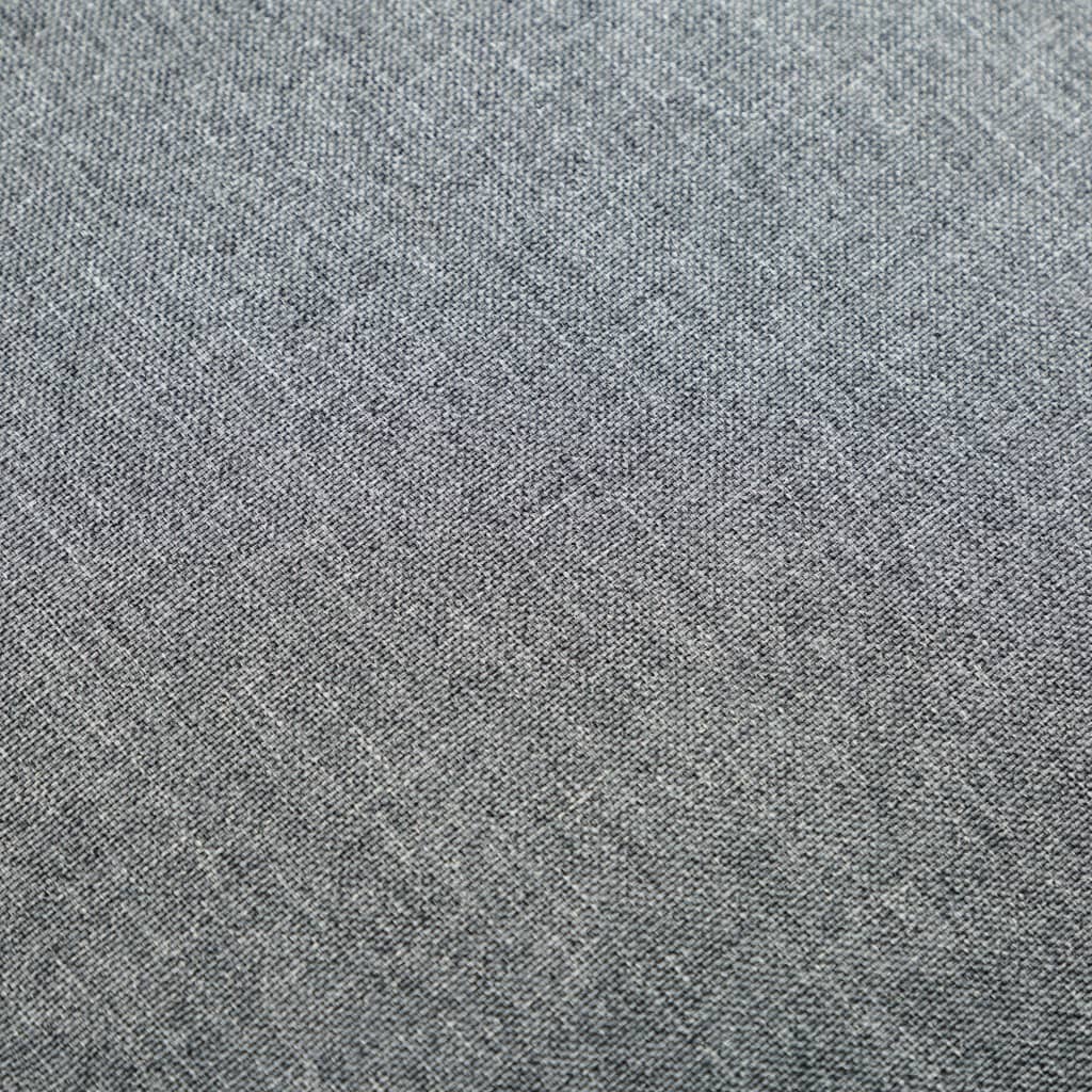 vidaXL Set de sillón con taburete reposapiés 2 piezas tela gris claro